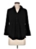 Ninety Black 3/4 Sleeve Blouse Size M - photo 1