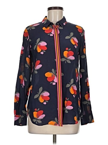 Boden Long Sleeve Silk Top (view 1)