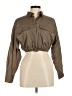 Love Notes 100% Cotton Brown Long Sleeve Blouse Size M - photo 1