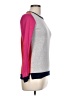 Lacoste 100% Cotton Color Block Gray Pullover Sweater Size 10 - photo 4