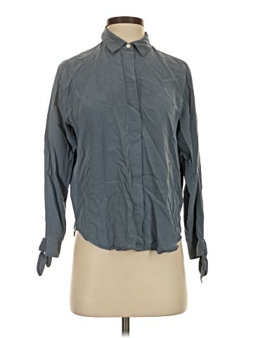 Everlane Long Sleeve Silk Top (view 1)
