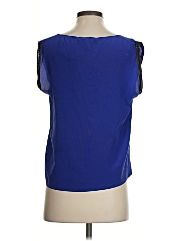 Maje Short Sleeve Silk Top (view 2)