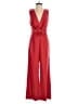 MNG Solid Red Jumpsuit Size XS - photo 1