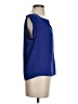 Maje 100% Silk Blue Short Sleeve Silk Top Size Sm (1) - photo 4
