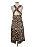 DKNY Animal Print Brown Casual Dress Size 6 - photo 2