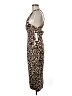 DKNY Animal Print Brown Casual Dress Size 6 - photo 5
