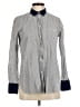 J.Crew 100% Cotton Stripes Gray Long Sleeve Button-Down Shirt Size 6 - photo 1