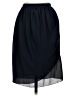 Emporio Armani 100% Polyester Solid Blue Formal Skirt Size EU (IT) 38 / US 2 - photo 1