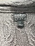 Soho 100% Acrylic Gray Cardigan Size L - photo 7
