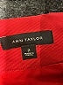 Ann Taylor 100% Polyester Solid Red Formal Skirt Size 2 - photo 4