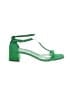 Prada Color Block Green Sandals Size EU 40 1/2 - photo 1