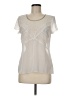 American Eagle Outfitters 100% Polyester Ivory Short Sleeve Blouse Size M - photo 1
