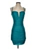 Alyce 100% Polyester Teal Cocktail Dress Size 4 - photo 1