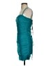 Alyce 100% Polyester Teal Cocktail Dress Size 4 - photo 5