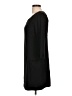 Max Studio Solid Black Casual Dress Size L - photo 5