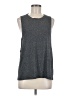 Foreign Exchange Gray Sleeveless T-Shirt Size M - photo 1