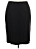Le Suit Solid Black Formal Skirt Size 18 - photo 2