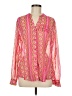 Kut from the Kloth 100% Polyester Pink Long Sleeve Blouse Size M - photo 1