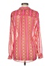 Kut from the Kloth 100% Polyester Pink Long Sleeve Blouse Size M - photo 2
