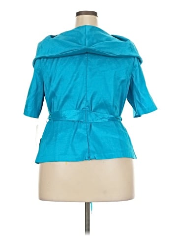 Alex Evenings Short Sleeve Blouse (view 2)