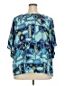 Nic + Zoe Blue 3/4 Sleeve Blouse Size 3X - photo 2