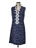 Vince Camuto Blue Casual Dress Size 6 - photo 1