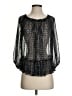Rebecca Taylor Black 3/4 Sleeve Blouse Size 4 - photo 1