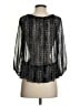 Rebecca Taylor Black 3/4 Sleeve Blouse Size 4 - photo 2