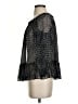 Rebecca Taylor Black 3/4 Sleeve Blouse Size 4 - photo 5