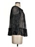 Rebecca Taylor Black 3/4 Sleeve Blouse Size 4 - photo 4