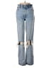 Abercrombie & Fitch 100% Polyester Color Block Blue Jeans Size 2R - photo 1