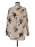 ALLSAINTS Floral Tan 3/4 Sleeve Blouse Size 6 - photo 2