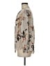 ALLSAINTS Floral Tan 3/4 Sleeve Blouse Size 6 - photo 5
