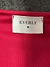 Everly 100% Polyester Solid Burgundy Casual Dress Size S - photo 7