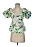 Old Navy 100% Cotton Green Short Sleeve Blouse Size XS - photo 1