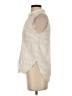 Splendid Ivory Sleeveless Button-Down Shirt Size XS - photo 5
