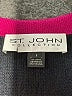 St. John Collection Color Block Black Cocktail Dress Size 2 - photo 7