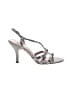 Nina Metallic Silver Sandals Size 8 - photo 1