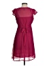 Old Navy 100% Polyester Solid Burgundy Casual Dress Size XS - photo 2