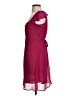 Old Navy 100% Polyester Solid Burgundy Casual Dress Size XS - photo 5