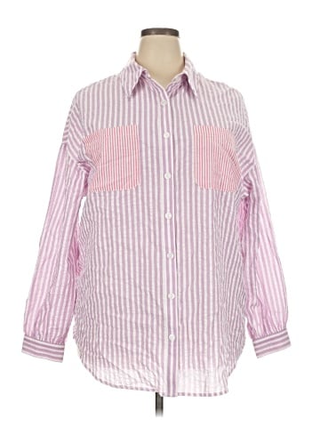 And Now This Long Sleeve Button-Down Shirt (view 1)