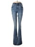 Express Hearts Blue Jeans Size 6R - photo 1