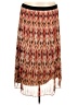 Ruby Rd. 100% Polyester Print Brown Casual Skirt Size 24W - photo 1