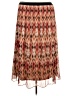 Ruby Rd. 100% Polyester Print Brown Casual Skirt Size 24W - photo 2