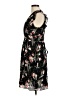 Rebecca Taylor 100% Polyester Floral Black Cocktail Dress Size 6 - photo 5
