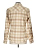 Mountain Hardwear Plaid Tan Long Sleeve Blouse Size 10 - photo 2