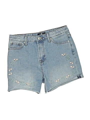 7 For All Mankind Denim Shorts (view 1)