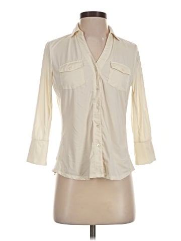 J. McLaughlin 3/4 Sleeve Button-Down Shirt (view 1)