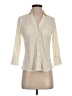 J. McLaughlin Ivory 3/4 Sleeve Button-Down Shirt Size XS - photo 1