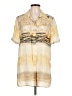 Steilmann Tie-dye Gold Short Sleeve Blouse Size 10 - photo 1